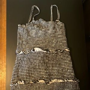 Black and White Tight Dress